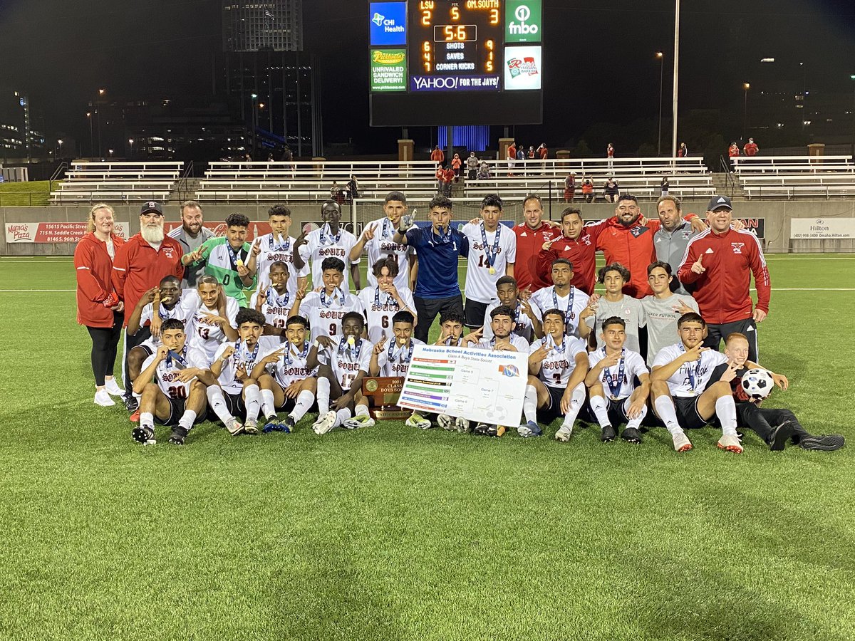 Congratulations Omaha South High School – the 2021 NSAA Class A Boys State Soccer champions! #nebpreps