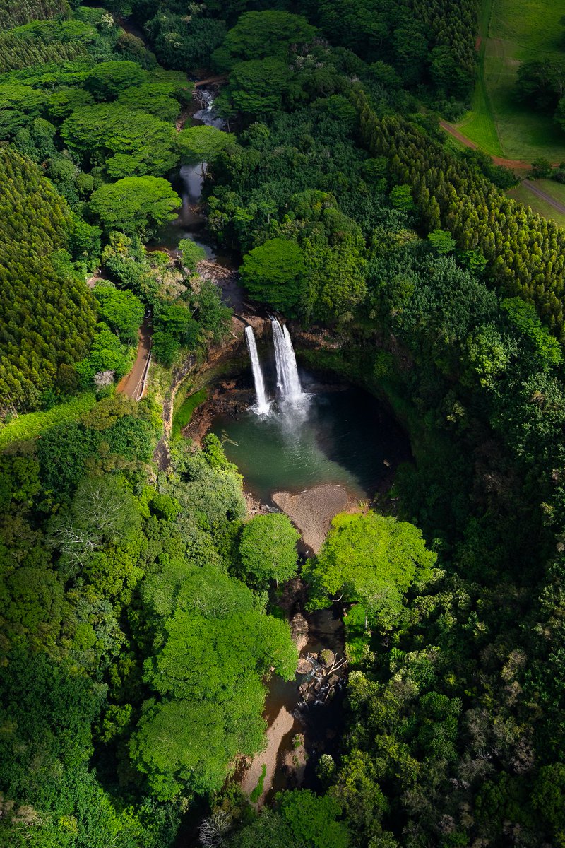 evver's tweet photo. Wailua Falls, Kauai https://t.co/Sgo8gjBOlO