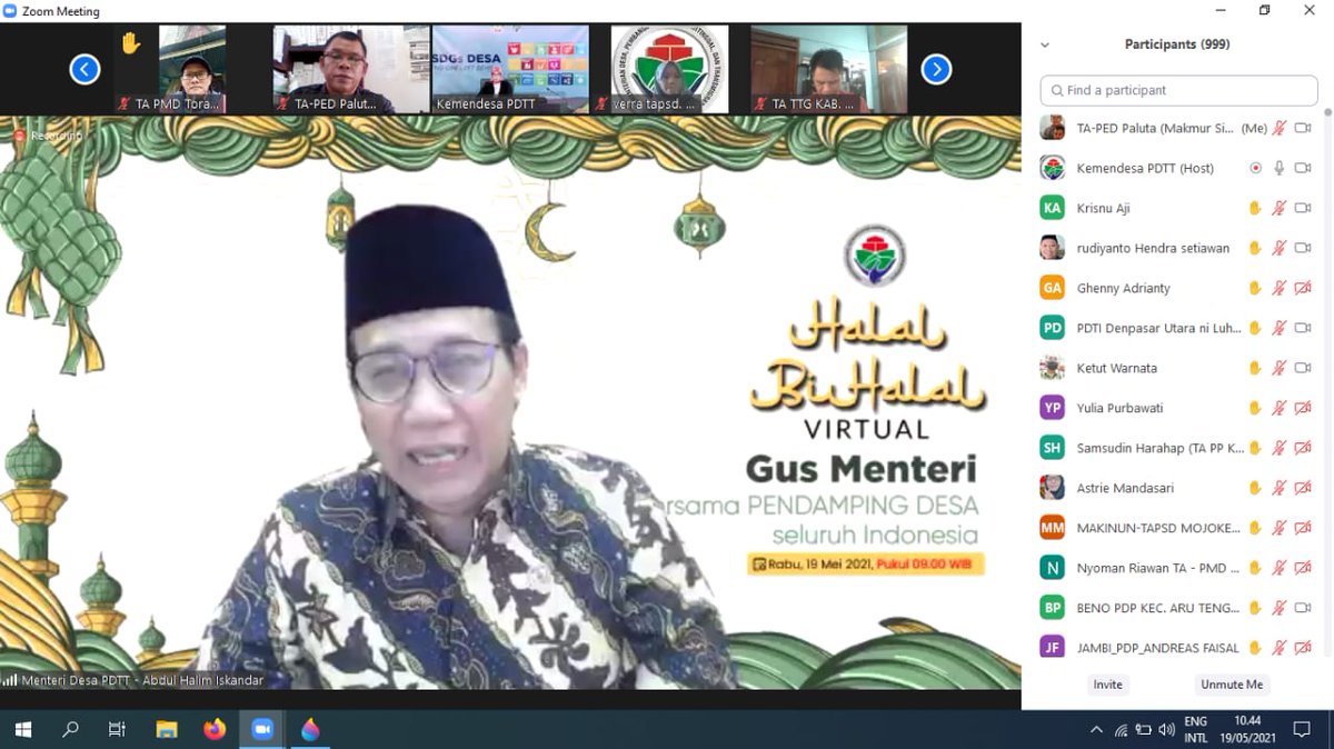 Halal Bil Halal Bersama Gus Menteri Desa PDTT RI
<a href="/halimiskandarnu/">ABDUL HALIM ISKANDAR</a> <a href="/taufikmadjid/">taufik madjid</a> <a href="/SobatAhmadIman/">AHMAD IMAN</a> @yusradaridesa <a href="/jajankoswara/">jajang koswara</a> <a href="/SukoyoKasekpro/">Sukoyo</a> @fachrilabalado <a href="/ChoirilAkbar6/">Choi</a> <a href="/TPPISUMUT/">TPP SUMUT</a> @KoorprovSumut @kemendespdtt