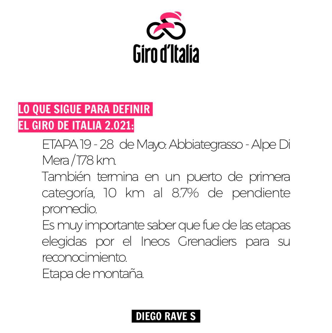 DIEGORAVES's tweet photo. Lo que sigue para definir el Giro de Italia (2/2) https://t.co/0xrXvRBo9t