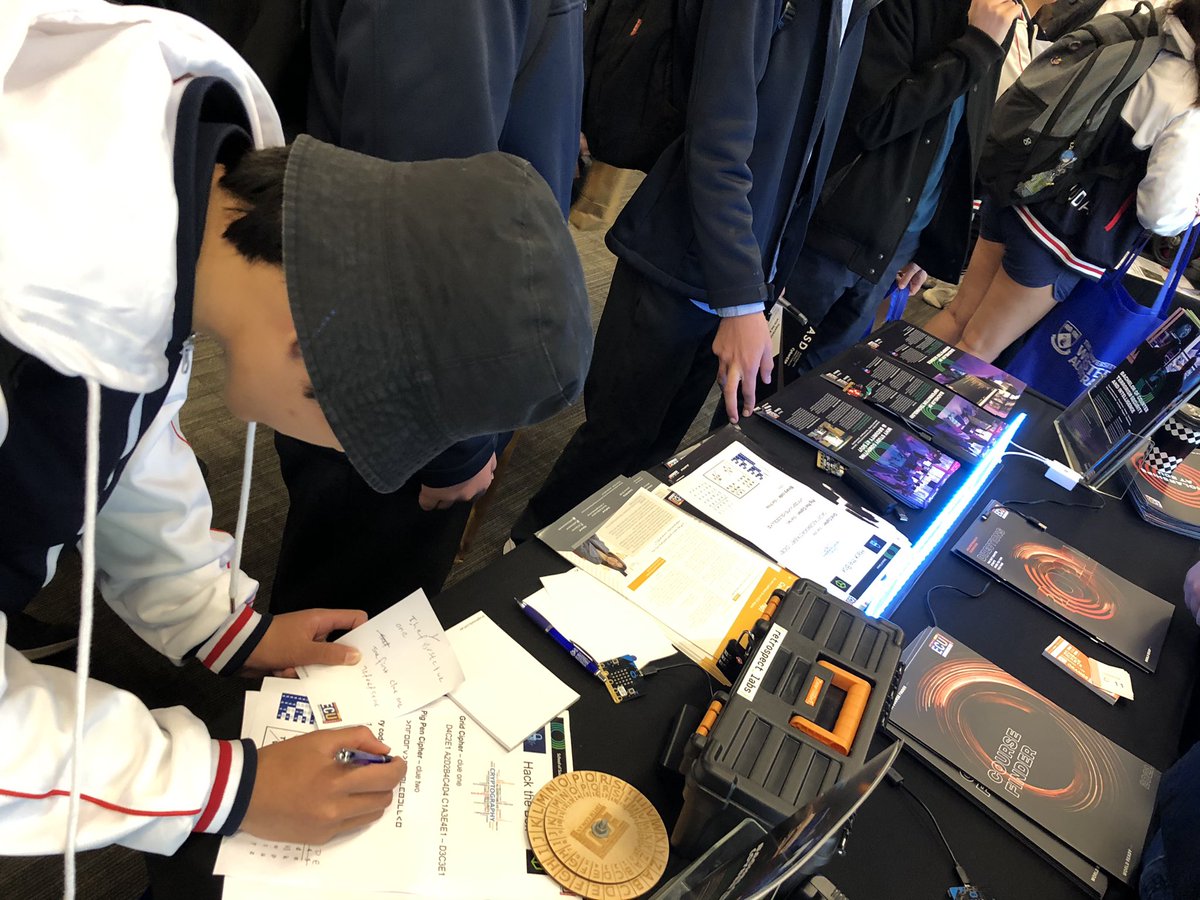 mssgellis's tweet image. Love these minds #cryptography #problemsolving #ciphers @TheBigDayIn @ACSnewsfeed careers fair