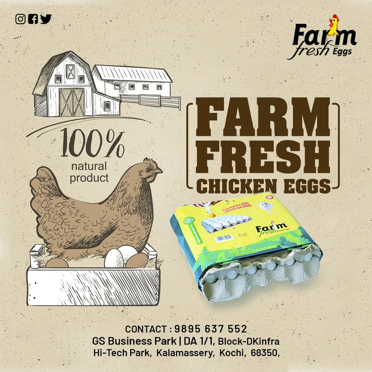 Farmfresheggs2's tweet photo. NO.1 IN QUALITY
FARM FRESH CHICKEN EGGS
Contact : +91 9895 637 552
.
.
.
#likes #like #follow #farmfresh #likeforlikes #love  #followforfollowback #followme #photooftheday #bhfyp #photography #l #eggs #me #picoftheday #beautiful #myself #likeforfollow #fashion #smile  #bhfyp https://t.co/hQV6X6MiI5