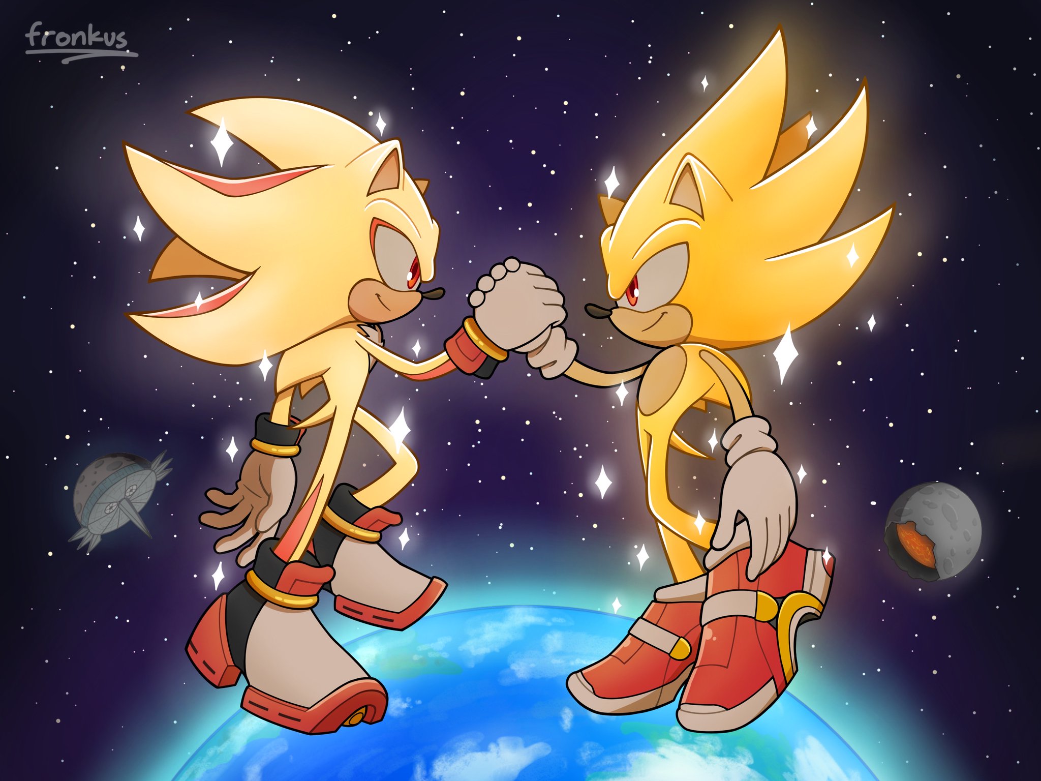 fronkus (COMMS OPEN) on X: Dark Super Sonic #SonicTheHedgehog #SonicX   / X