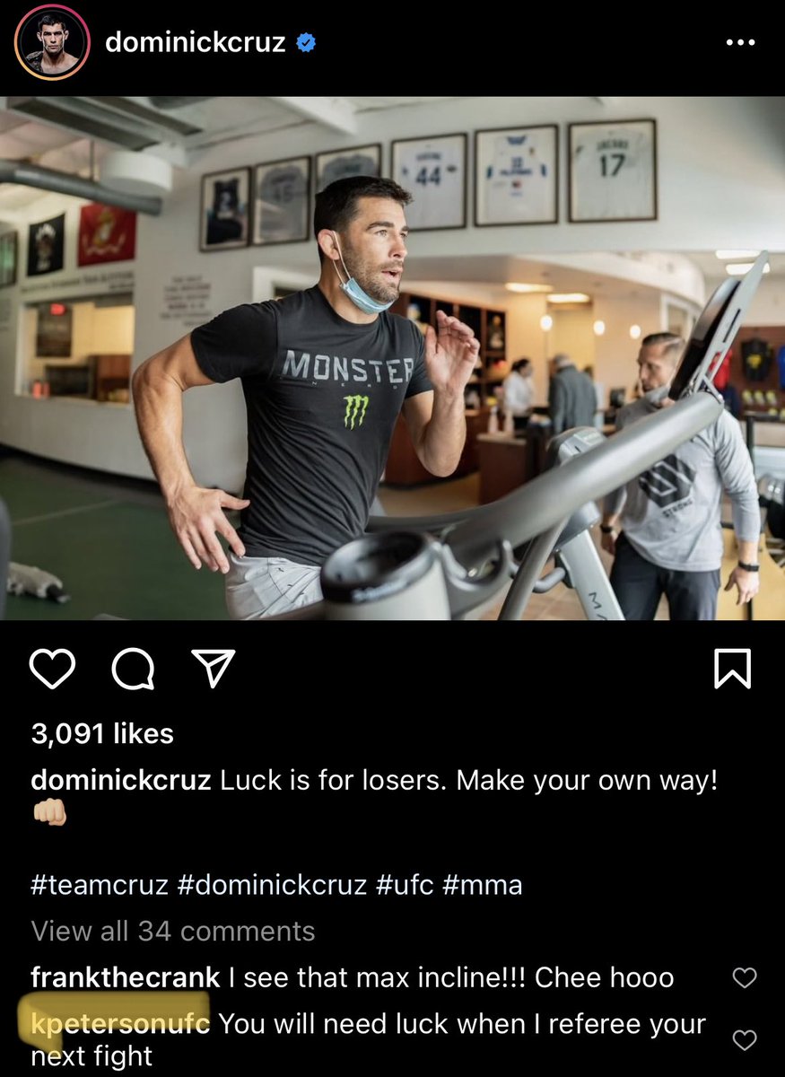 RT @KPetersonUFC: Joined Instagram so i can remind Dominick Cruz who’s his daddy, follow me on there @kpetersonufc https://t.co/LtOrdzZnWa