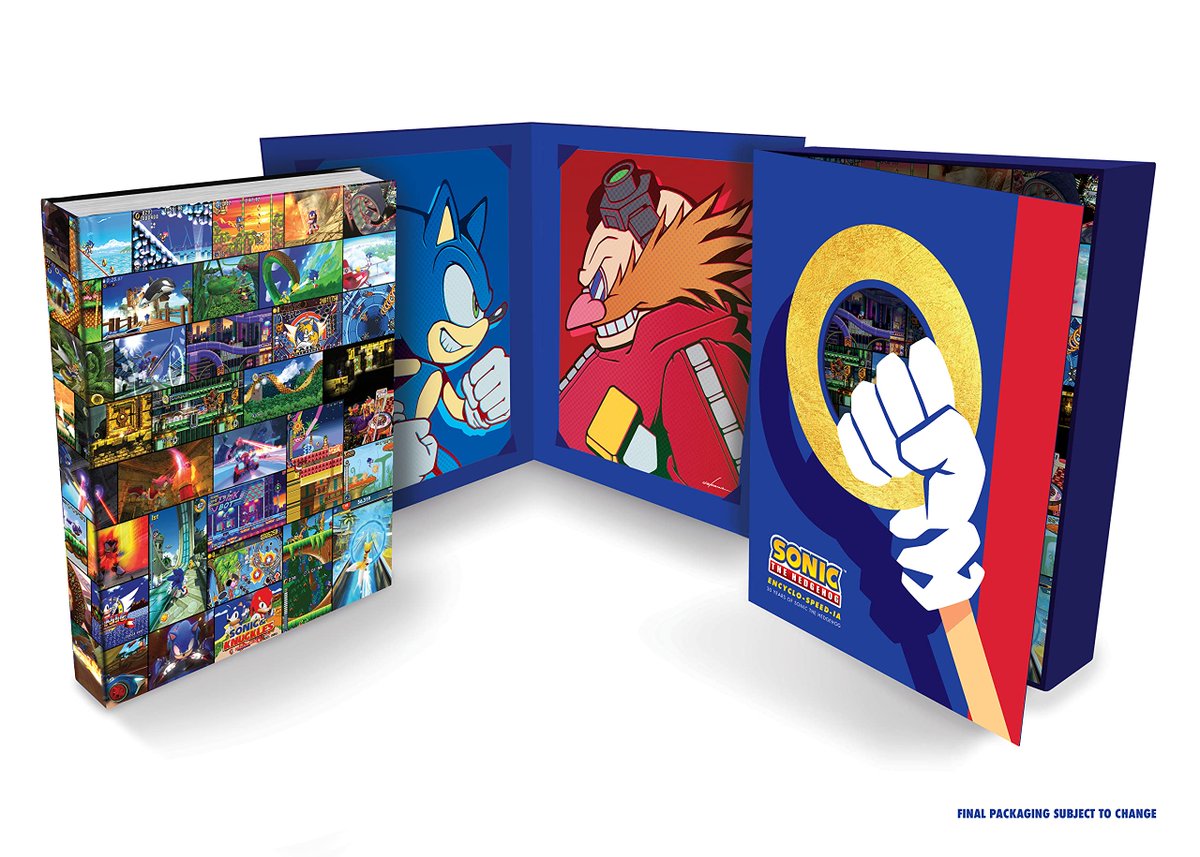 Sonic the Hedgehog Encyclo-speed-ia (Deluxe Edition) hardcover book is up for preorder on Amazon ($79.99 w/ 256 pages) amzn.to/3bAw4Gi

standard $42.49 amzn.to/3bVLBj1 #ad