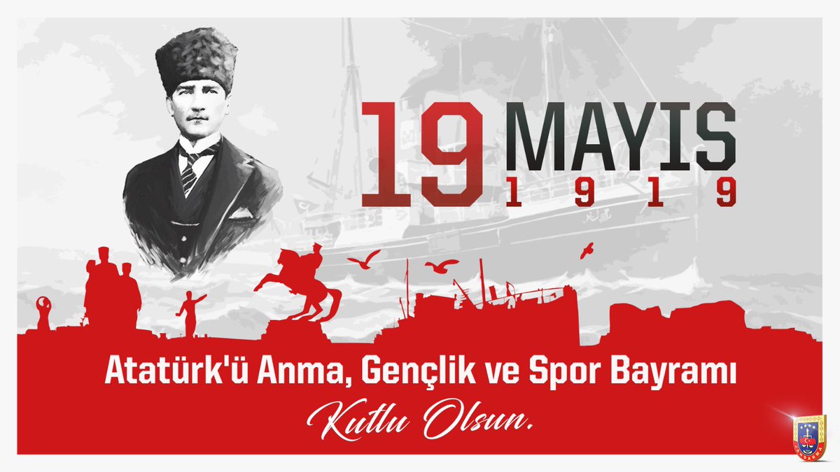 "Ey Türk Gençliği!
Birinci vazifen, Türk istiklalini, Türk Cumhuriyetini, ilelebet muhafaza ve müdafaa etmektir."
Gazi Mustafa Kemal Atatürk

19 Mayıs Atatürk'ü Anma Gençlik ve Spor Bayramı Kutlu Olsun.🇹🇷