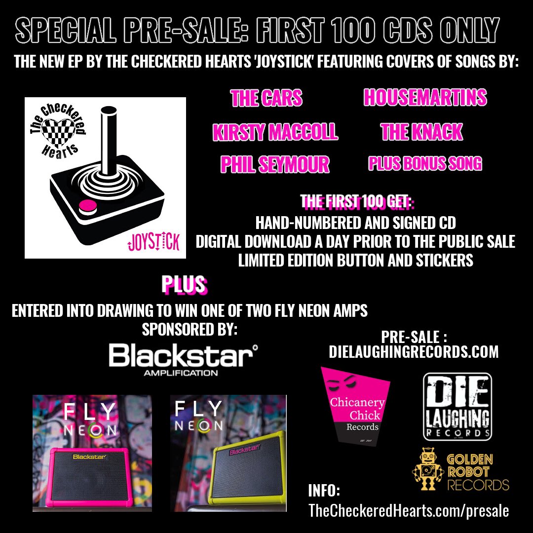 Presale on now! Limited edition items for first 100 plus won a @Blackstaramps fly neon!! #blackstaramps #dielaughingrecords #chickanerychickrecords #goldenrobotrecords