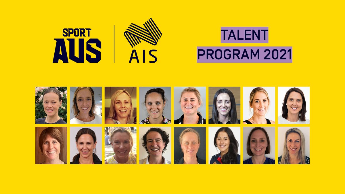 theAIS's tweet photo. We're excited to announce the 16 women participating in the AIS Talent Program, focused on advancing the professional development of women in sport across science, technology, engineering &amp; medical disciplines.

More: https://t.co/n7RQ9kYmvN

#AISTalentProgram
@sportaustralia https://t.co/0gvJjWf6yL