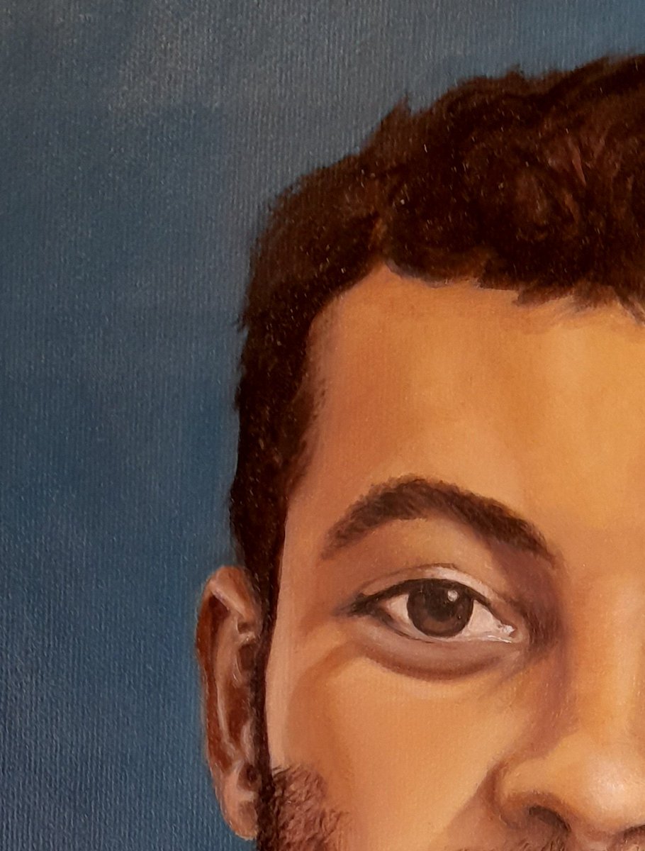 GaiaGan's tweet photo. "Ritratto di ragazzo II"
dettaglio
Olio su tela 30x40 
#portraitoilcanvas #paint #oilpainting #painter #portrait #present #commissionwork #feelfree #love #myworkmypassion #originalpresent #art #artist https://t.co/zwm2hCN92i