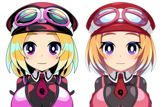 嫌いじゃないんだけども女の子モデルが平たい感じだったのでアニメ調に改修 