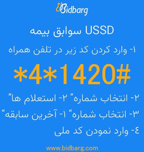 Bidbargcom's tweet photo. راهنمای #مشاهده_سوابق_بیمه با کد دستوری USSD
مشاهده راهنمای کامل در ل��نک زیر:
https://t.co/JzFTPoAcPM
#سوابق_بیمه #تامین_اجتماعی #بیمه_تامین_اجتماعی #سابقه #بیمه https://t.co/r8RQJEsj1M