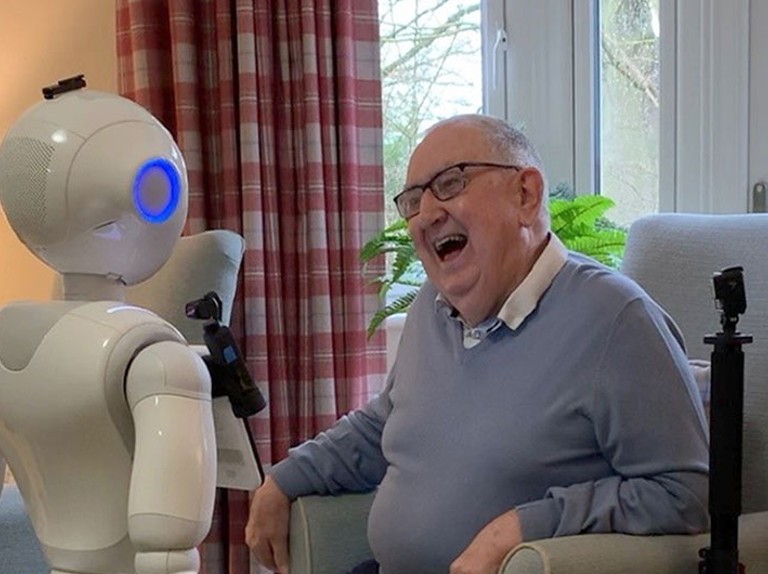 aliciavmcfadden's tweet photo. The robot in this film was based on real robots being developed in Japan for elder care back in 2011 when the film was being made. #bcm325 https://t.co/3msSAAOsqj