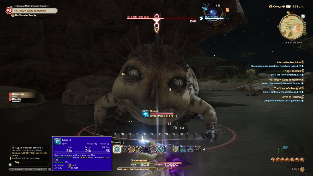 presstofrog's tweet photo. #FinalFantasyXIV (2010) || Toxic Toad; appears in Central Thanalan; perpetually looks like it's about to "well, actually" you about something; sticky tongue. 🐸🐸🐸🐸🐸 https://t.co/vL9aas22wb