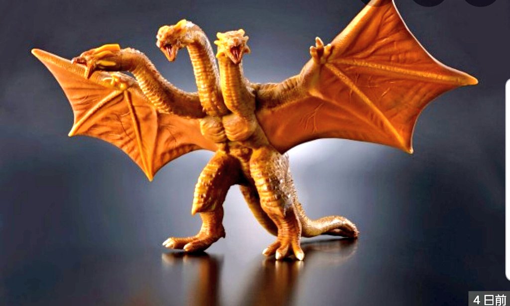 ゴジラザライド #西武園ゆうえんち ゴジラザライドの「キングギドラ