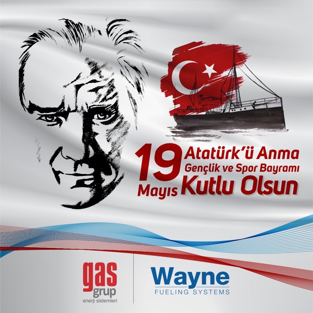 gasgrup's tweet photo. 19 Mayıs Atatürk’ü Anma, Gençlik ve Spor Bayramı Kutlu Olsun.
#19mayıs #19mayısatatürküanmagençlikvesporbayramı #gasgrup #eniyilerintercihi #wayne https://t.co/w3e6phQw7K