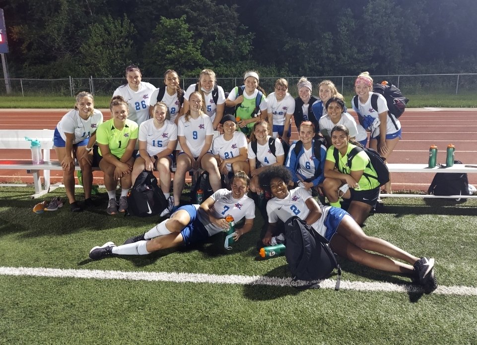 KCKCC Women's Soccer (@bluedevil_wsoc) on Twitter photo PLAYOFFS: Your <a href="/NJCAA_Soccer/">NJCAA Soccer</a> DI #10 NationallyRanked & KJCCC EasternDivision CHAMPION <a href="/bluedevil_wsoc/">KCKCC Women's Soccer</a> win 3-1 in Regional Quarterfinal Tues night! Goals by Madison Broeker, Jaidyn Yingling, & Katharina Oelschlaeger! KCKCC advance to Regional Semis in Wichita! Go <a href="/KCKCCAthletics/">KCKCC Athletics</a>! PLAYOFFS: Your <a href="/NJCAA_Soccer/">NJCAA Soccer</a> DI #10 NationallyRanked & KJCCC EasternDivision CHAMPION <a href="/bluedevil_wsoc/">KCKCC Women's Soccer</a> win 3-1 in Regional Quarterfinal Tues night! Goals by Madison Broeker, Jaidyn Yingling, & Katharina Oelschlaeger! KCKCC advance to Regional Semis in Wichita! Go <a href="/KCKCCAthletics/">KCKCC Athletics</a>!