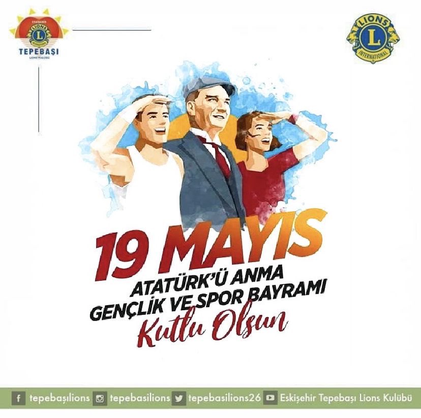 “Yükselen yeni nesil, istikbal sizsiniz. Cumhuriyeti biz kurduk, onu yükseltecek ve yaşatacak sizsiniz.”

19 Mayıs Atatürk’ü Anma Gençlik ve Spor Bayramı Kutlu Olsun

#19Mayıs1919