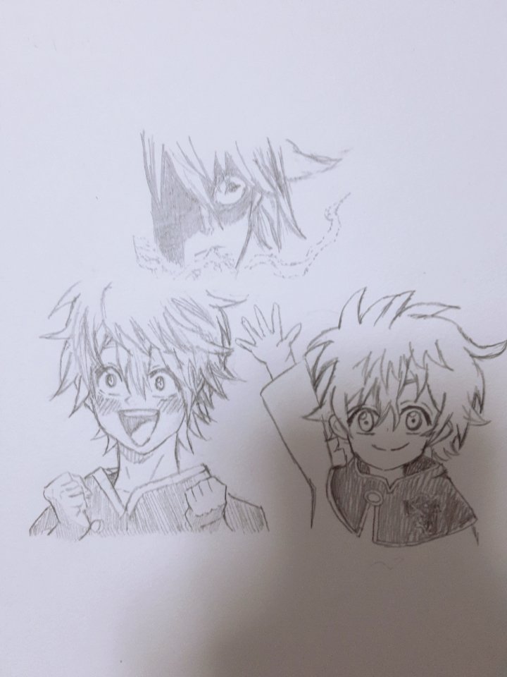 りり 最近ブラッククローバー見始めましたー それで推しのラックを書きましたｰ 可愛いのにカッコイイ最強の推しです ブラッククローバー ラック アニメ好きさんと繋がりたい 漫画好きと繋がりたい