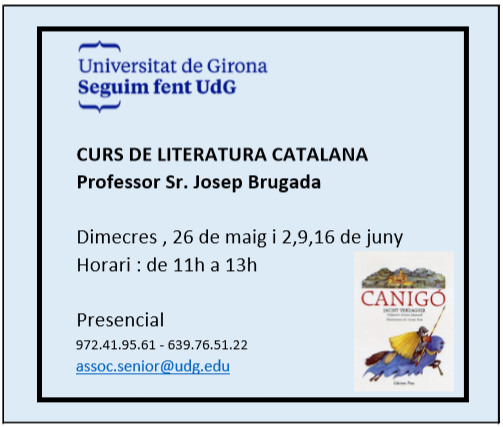 Curs per personal UdG - jubilat i familiars - Últimes plaçes