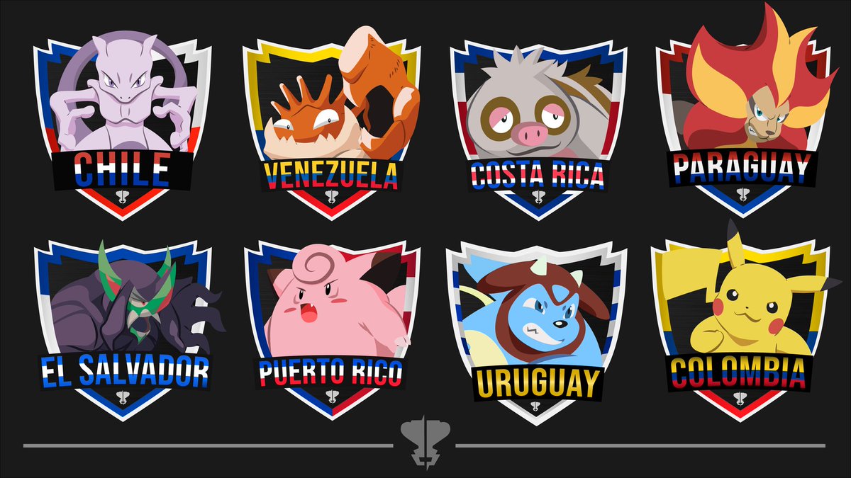 ¡Ya es oficial!
Estos son los 8 países que
completan el roster 2021 de 
la Copa América VGC🏆
🇬🇹🇲🇽🇵🇦🇵🇪🇧🇷🇨🇴🇨🇷🇺🇾🇻🇪🇵🇷🇵🇾🇸🇻🇧🇴🇦🇷🇨🇱🇪🇨