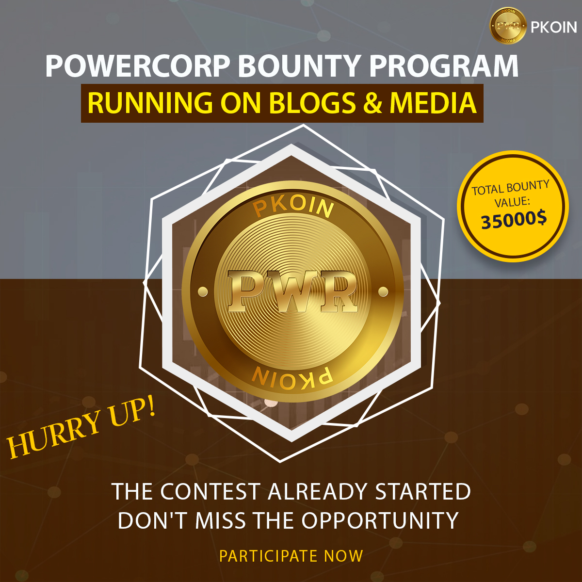 powercorpus's tweet image. #PowerCorp #BountyProgram Running On Blogs &amp;amp; Media
Hurry up! 
Total Bounty Value: 35000$
The Contest Already Started
Don&apos;t Miss The Opportunity 
Participate Now

🌐 powercorp.us/bounty-the-pow…
.
.

#FreeCoins #Airdrop #crypto #Free #GiveAwayAlert #CryptoGiveaway