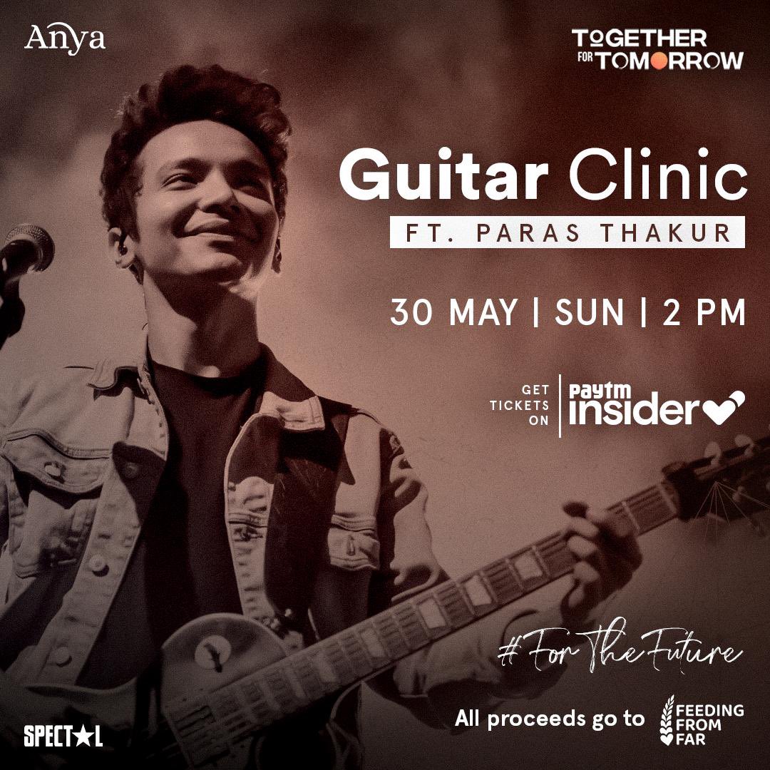 The Local Train (@thelocaltrain) on Twitter photo Catch <a href="/Paras_T/">Paras Thakur</a> live in his first ever guitar clinic hosted by <a href="/Anya_Welfare/">Anya Welfare Foundation</a>!
🗓 30th May | Sunday | 2pm.
All proceeds go to their COVID-19 Relief Fundraiser which aims at supporting <a href="/FeedingFromFar/">Feeding From Far</a> .
Do your bit for the cause & grab your tickets at bit.ly/TFT_GuitarClin…! Catch <a href="/Paras_T/">Paras Thakur</a> live in his first ever guitar clinic hosted by <a href="/Anya_Welfare/">Anya Welfare Foundation</a>!
🗓 30th May | Sunday | 2pm.
All proceeds go to their COVID-19 Relief Fundraiser which aims at supporting <a href="/FeedingFromFar/">Feeding From Far</a> .
Do your bit for the cause & grab your tickets at bit.ly/TFT_GuitarClin…!