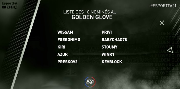 eSportFA_FR's tweet photo. Retrouvez nous le 27 Mai 2021 pour la cérémonie des ALL STAR #ESPORTFA21 et connaître le vainqueur de chaque catégorie 🏅 https://t.co/GcbhWTb844