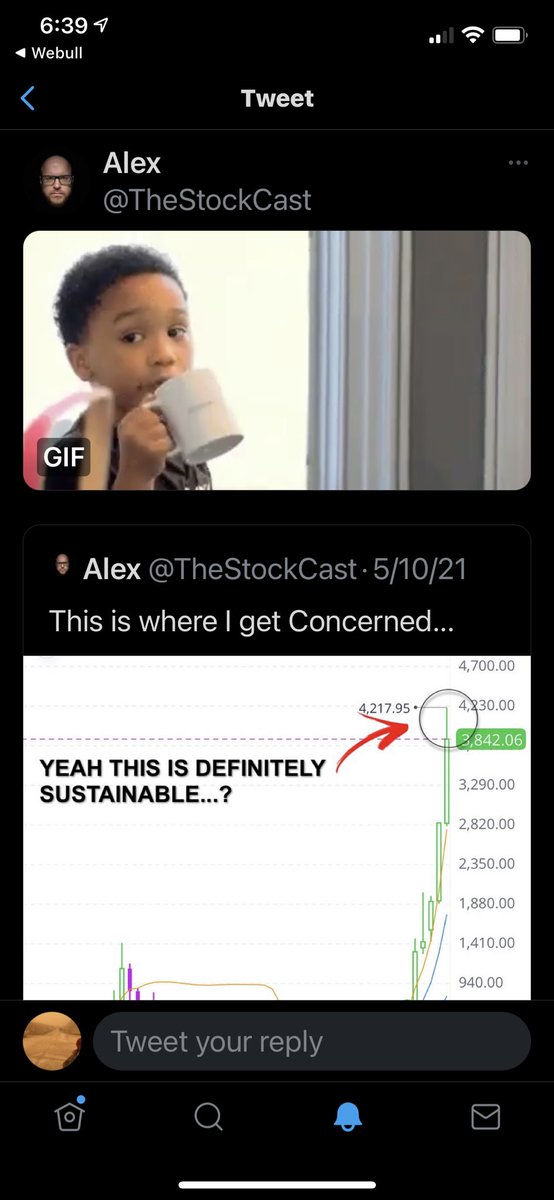 SPACLiquidity's tweet photo. He sits here and posts shit like this. Lol $CCIV $BTC $ETH #crypto #alexcutler https://t.co/3tlbAOOLdZ