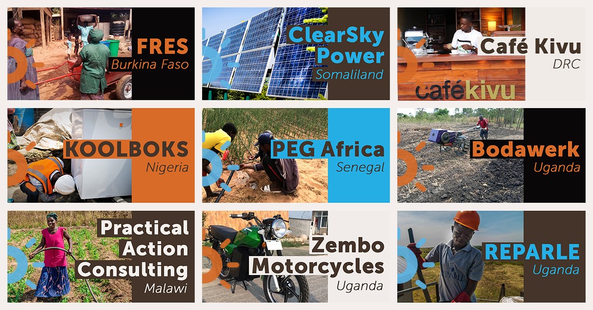 From #solar agro-processing in Burkina Faso to drip irrigation in Somaliland, cold storage for fish traders in Nigeria and battery swap solar stations for e-bikes in Uganda, these 9 #PREO-awarded companies are growing local economies through #cleanenergy bit.ly/3fpd3rr