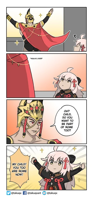 Little Okitan wants to help Master: Part 50 [Praise the sun] #FGO 
Once again, thank you for 2500 followers! \&gt;3&lt;/ 