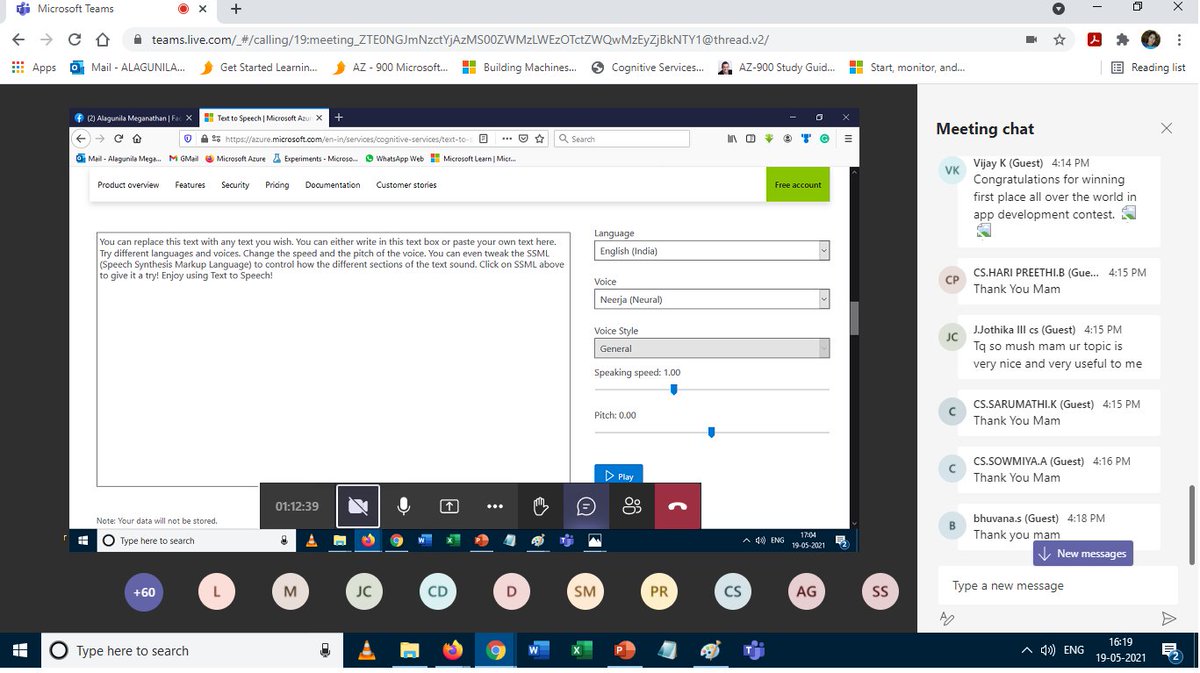 alagunilam's tweet photo. Today I have delivered the webinar for KSR Women's College.
We had a wonderful discussion on "Azure Serverless". Thank you Anwar Sir for providing this wonderful opportunity.
#IndiaMVP #msdevgeeks
#microsoft #Azure #Serverless https://t.co/nIez2Ch8bQ