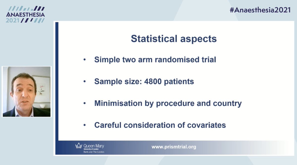 Royal College of Anaesthetists (@rcoanews) on Twitter photo Impressive - 4800 patients, 60 hospitals, just over 3 years!
<a href="/prismtrial/">PRISM Trial</a> underwent robust selection & risk adjustment criteria.
Always something to learn about research methodology in pragmatic trials. Thank you @rupert_pearse for sharing lessons & results.
#Anaesthesia2021 Impressive - 4800 patients, 60 hospitals, just over 3 years!
<a href="/prismtrial/">PRISM Trial</a> underwent robust selection & risk adjustment criteria.
Always something to learn about research methodology in pragmatic trials. Thank you @rupert_pearse for sharing lessons & results.
#Anaesthesia2021
