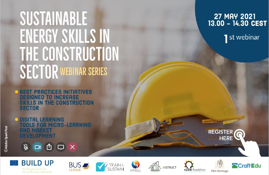 #EnergyEfficiency and #skills in the construction sector sound familiar? It means you might be interested in our webinar❗️❗️❗️
👉Visit our website and register❗️
📅Join us on 27th May, 13.00⤵️⤵️⤵️
instructproject.eu/2021/05/19/web…