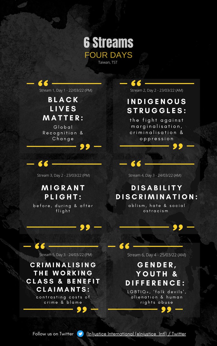(In)justice International tweet media
