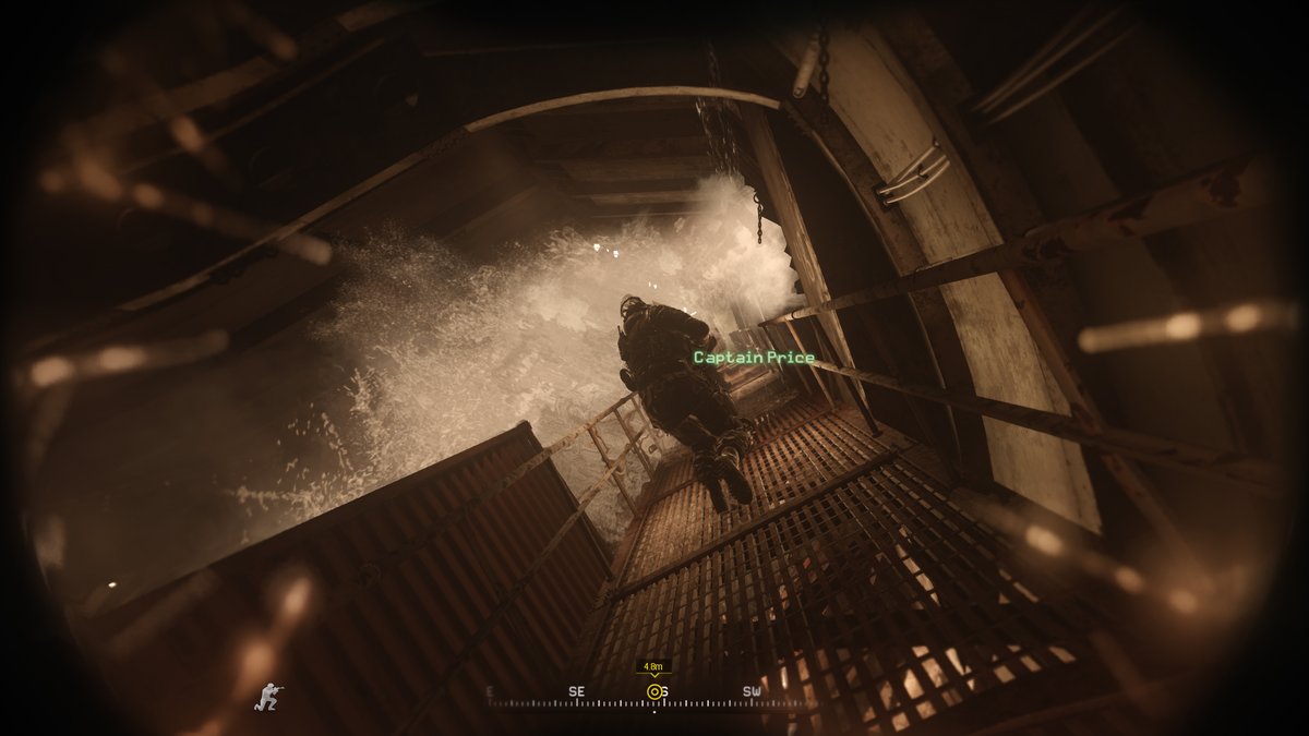 montblan7's tweet image. プライス大佐　こんなに濃い顔でしたっけ　葉巻…渋いねぇ😎ここの脱出シーンは確実に3D酔いします😇
#cod4 #cod4re #cod4mw #VirtualPhotography