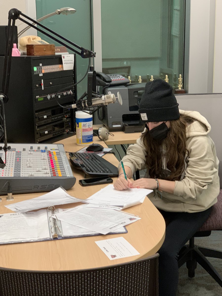 Emma and Harlan kicking off our 24-hour broadcasting marathon for BIFFSTOCK! Support our station by donating here: wbfh.fm/give