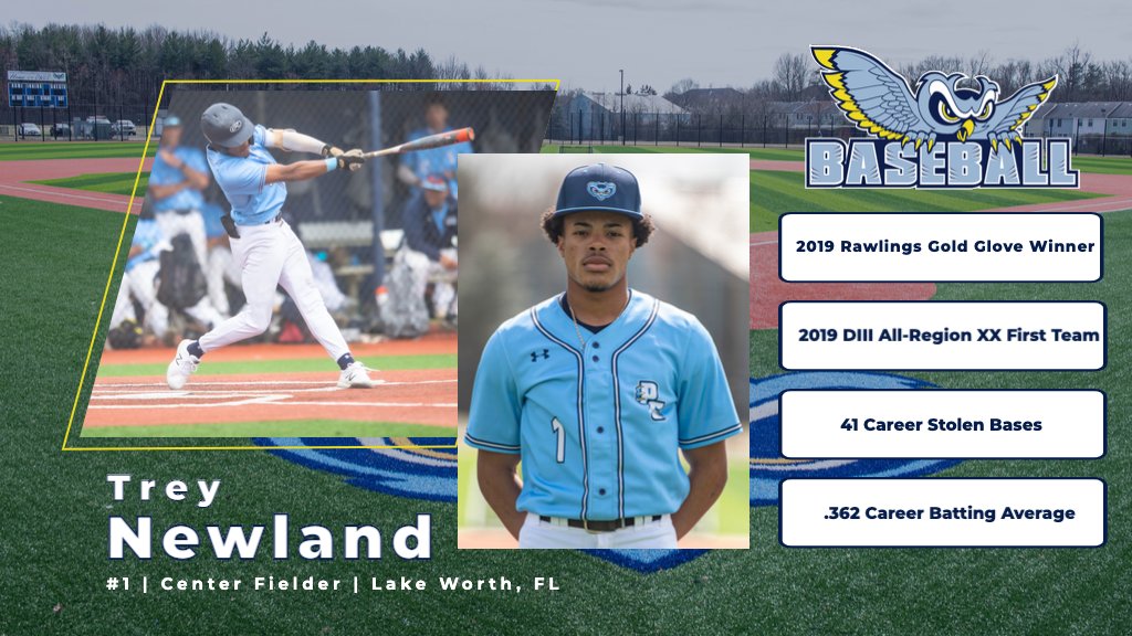 Sophomore Spotlight: 
First up for the Owls is CF Trey Newland!! Trey has been a rock for <a href="/pgcc_baseball/">PGCC Baseball</a> for the past 2-plus years. The Florida native helped the Owls capture their third consecutive Region XX title in 2019 to kickstart his collegiate career and hasn't slowed down
