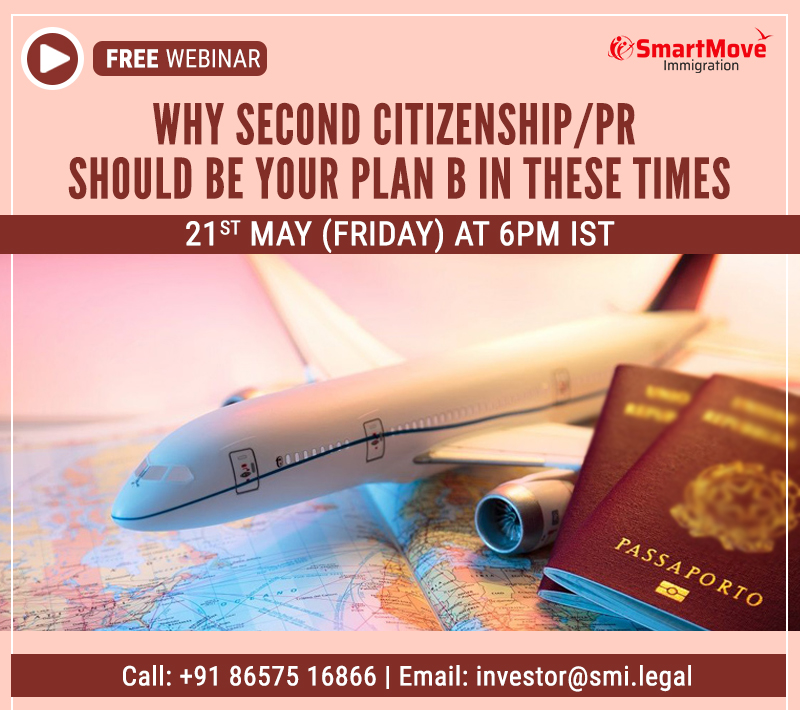 TheSmartMove2UK's tweet image. Why #SecondCitizenship/PR should be your plan B in these times 

Plan to #INVEST &amp;amp; #MIGRATEtoUK, USA, Canada, Malta, Portugal, Bulgaria, Grenada, &amp;amp; several other countries. 

Have you registered yet?

Register Now: zoom.us/webinar/regist…