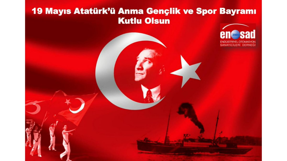 Enosad1's tweet photo. 19 Mayıs Atatürk'ü Anma Gençlik ve Spor Bayramı Kutlu Olsun https://t.co/J479A7sHvl