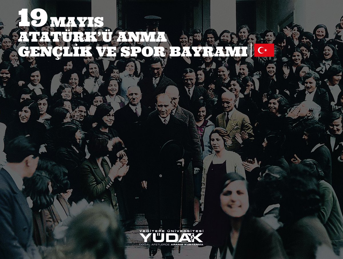 yudak2001's tweet photo. “Milletin bağrından temiz bir kuşak yetişiyor. Bu eseri ona bırakacağım ve gözüm arkamda kalmayacak!”

Büyük önder Mustafa Kemal Atatürk’ün Türk gençliğine armağan ettiği 19 Mayıs Atatürk'ü Anma Gençlik ve Spor Bayramımız kutlu olsun.

#19Mayıs https://t.co/kadaSCPCfo
