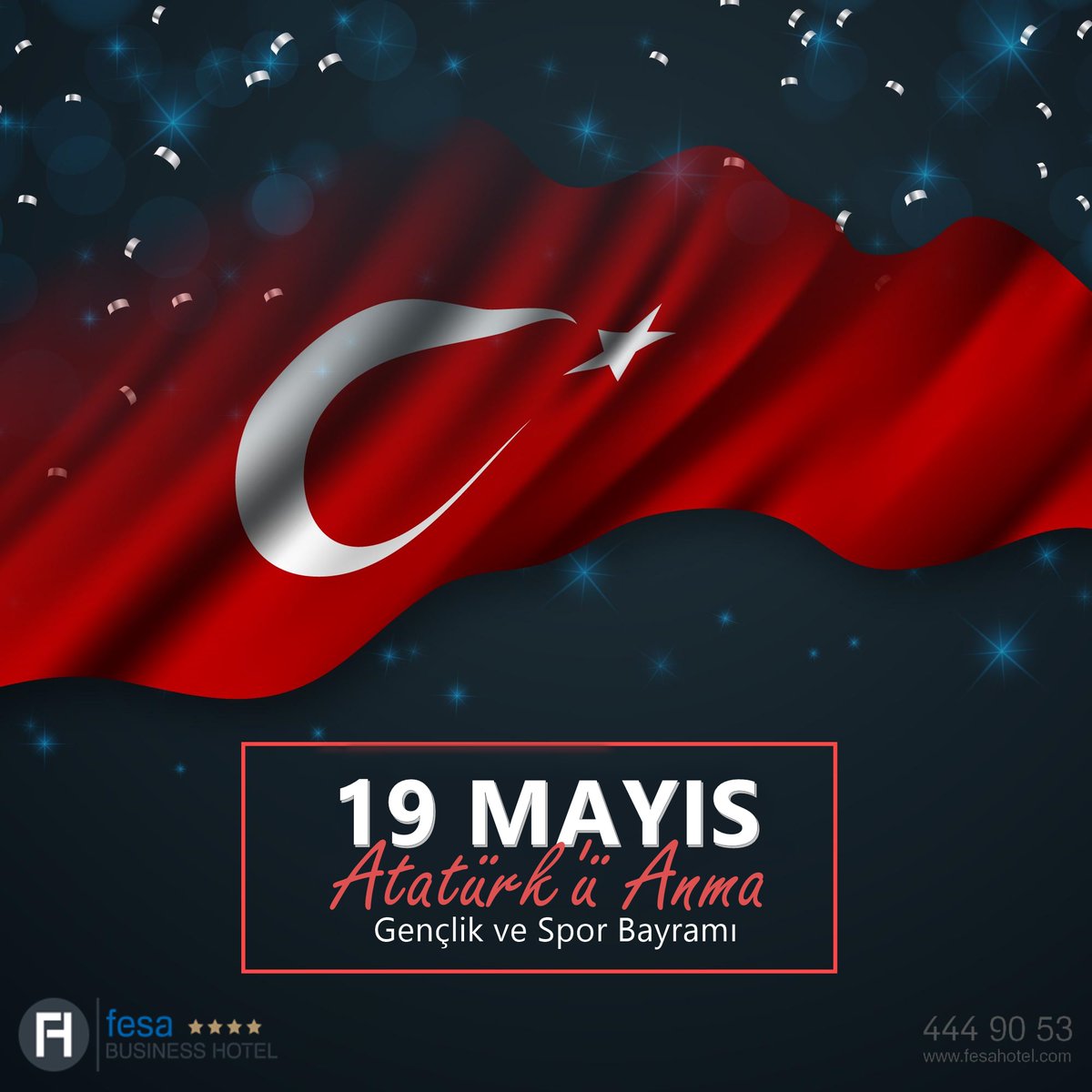 Bugün günlerden zafere giden bir yolculuğun ilk günü!
19 Mayıs Atatürk'ü Anma Gençlik ve Spor Bayramımız kutlu olsun! 🇹🇷

#19Mayis1919
