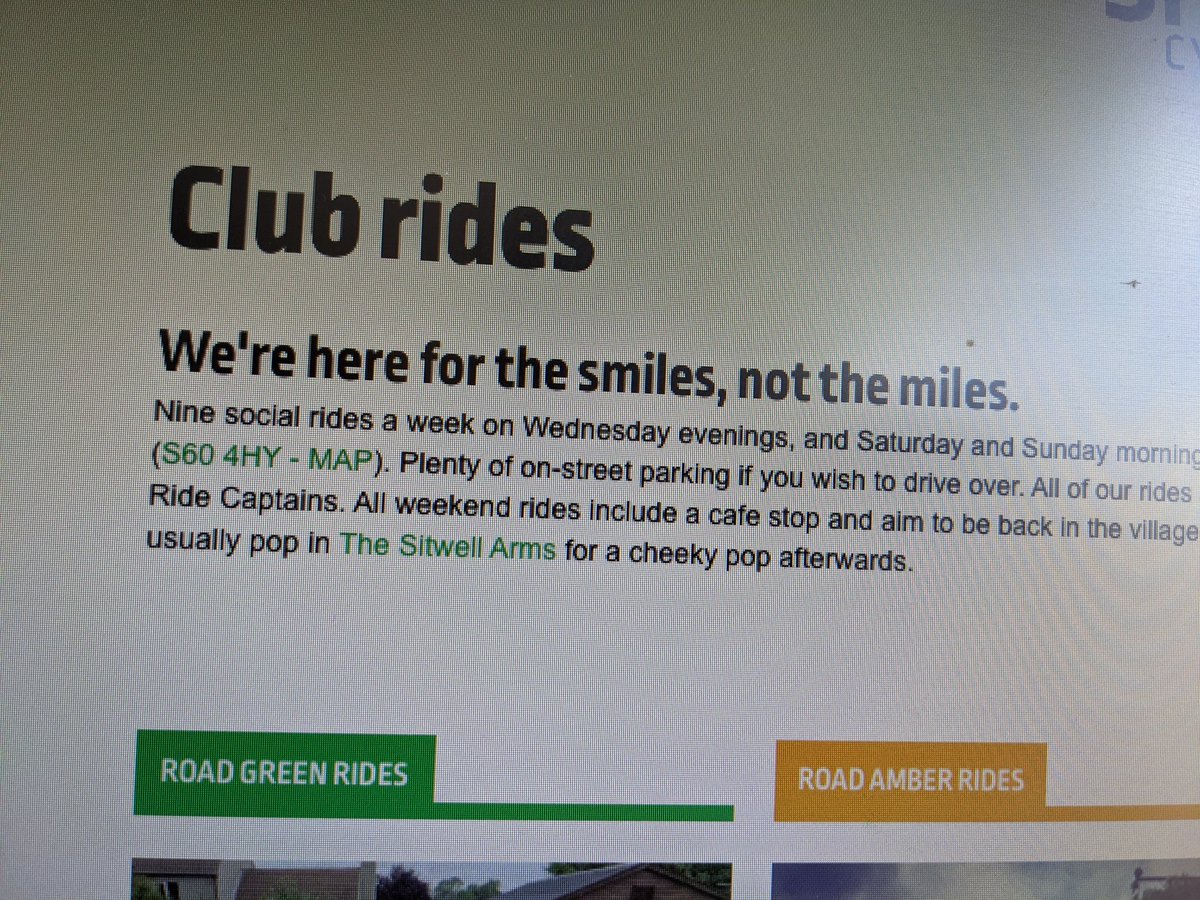 sitwellcc's tweet image. You may have noticed we've got a new website. If you haven't, go and check it out. 👍🏻

sitwell.cc

Big thanks to @colouringcode for the design and build.

There's still a few things to add, but we're very happy with it. 

👊🏻💚💛

#Cycling
#Club
#Rotherham
#SitwellCC