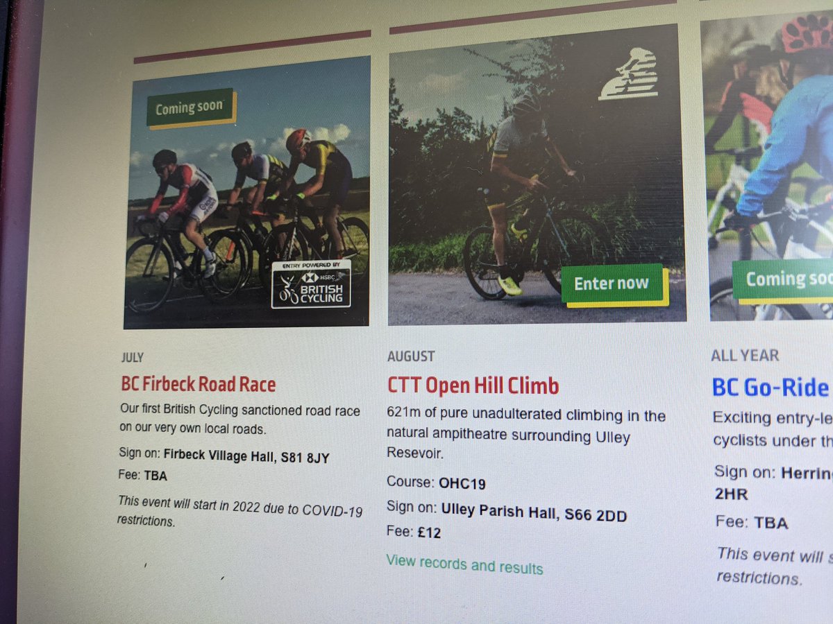 sitwellcc's tweet image. You may have noticed we've got a new website. If you haven't, go and check it out. 👍🏻

sitwell.cc

Big thanks to @colouringcode for the design and build.

There's still a few things to add, but we're very happy with it. 

👊🏻💚💛

#Cycling
#Club
#Rotherham
#SitwellCC
