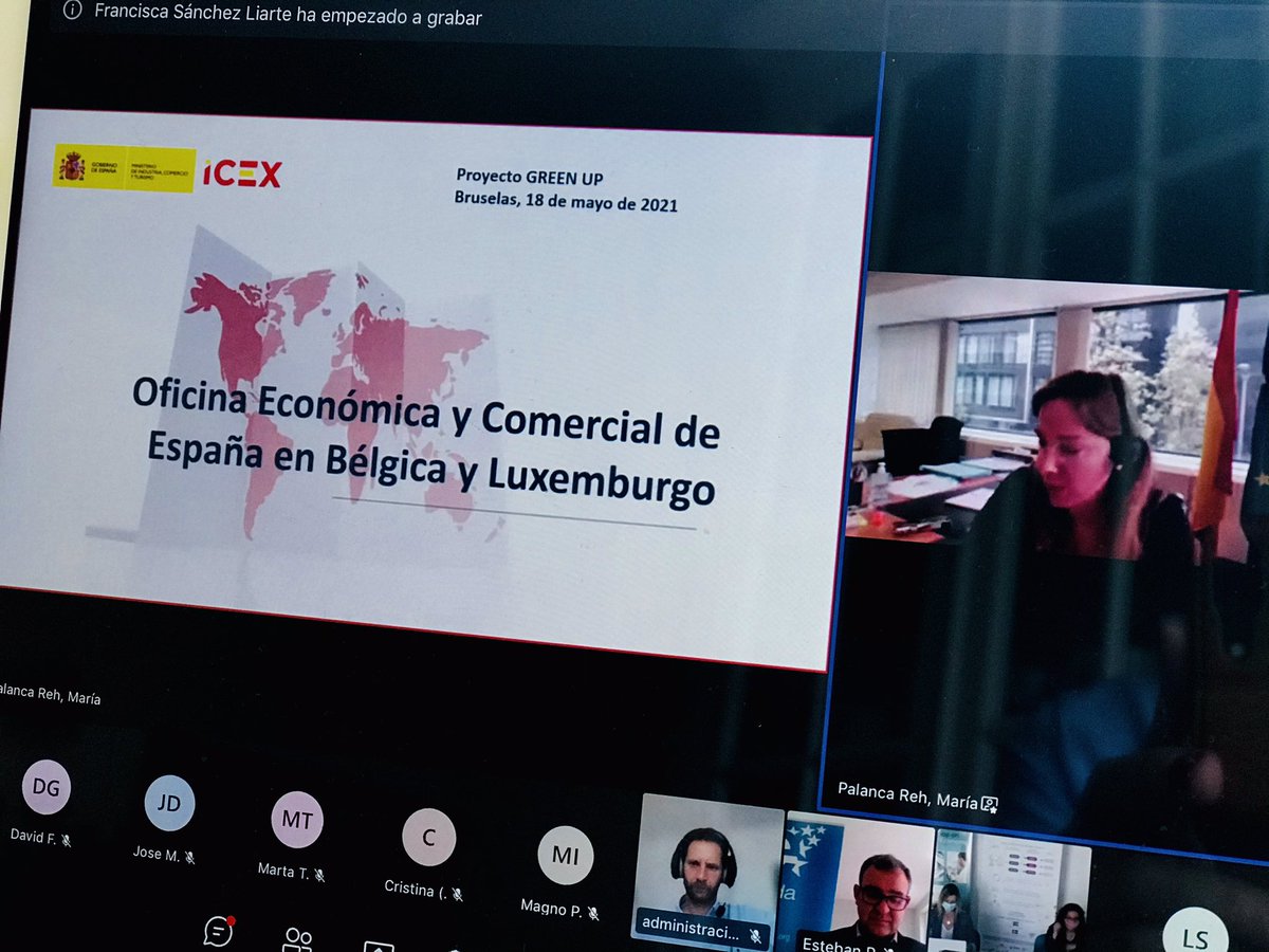 RegMurciaBrux's tweet photo. 🗓 🇪🇺 Hoy seguimos con la agenda de visitas #MurciaBruselas para los #emprendedores de la #RegióndeMurcia del proyecto #GreenUp. 

Un lujo contar con la consejera económica y comercial de @EmbEspBelgica @mariapalanca 🙌

#Empleaverde #FSE 🇪🇺 

@CETENMA @FBiodiversidad https://t.co/xsVaZPVmfg