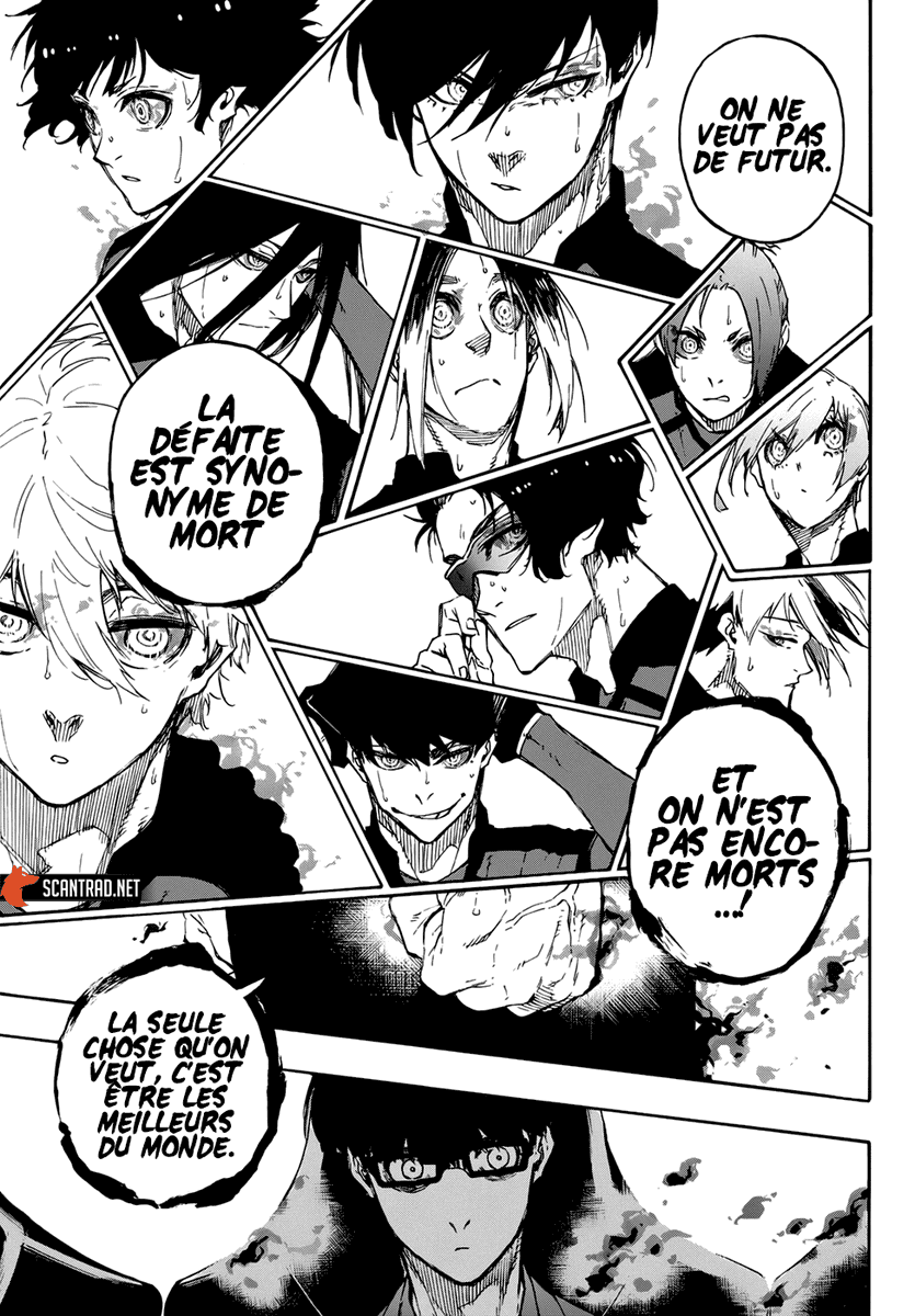 pablito_ei's tweet photo. Spoil #bluelock131
.
.
.
.
.
.
Quel chapitre de fou sérieux !!! J'adore tellement l'insolence d'Isagi !!! Le roi Baro de retour au prochain chap ! On sait que Isagi sait se servir de Baro... Ça va être fou ! Jpp je veux la suite https://t.co/APOsjFBaec