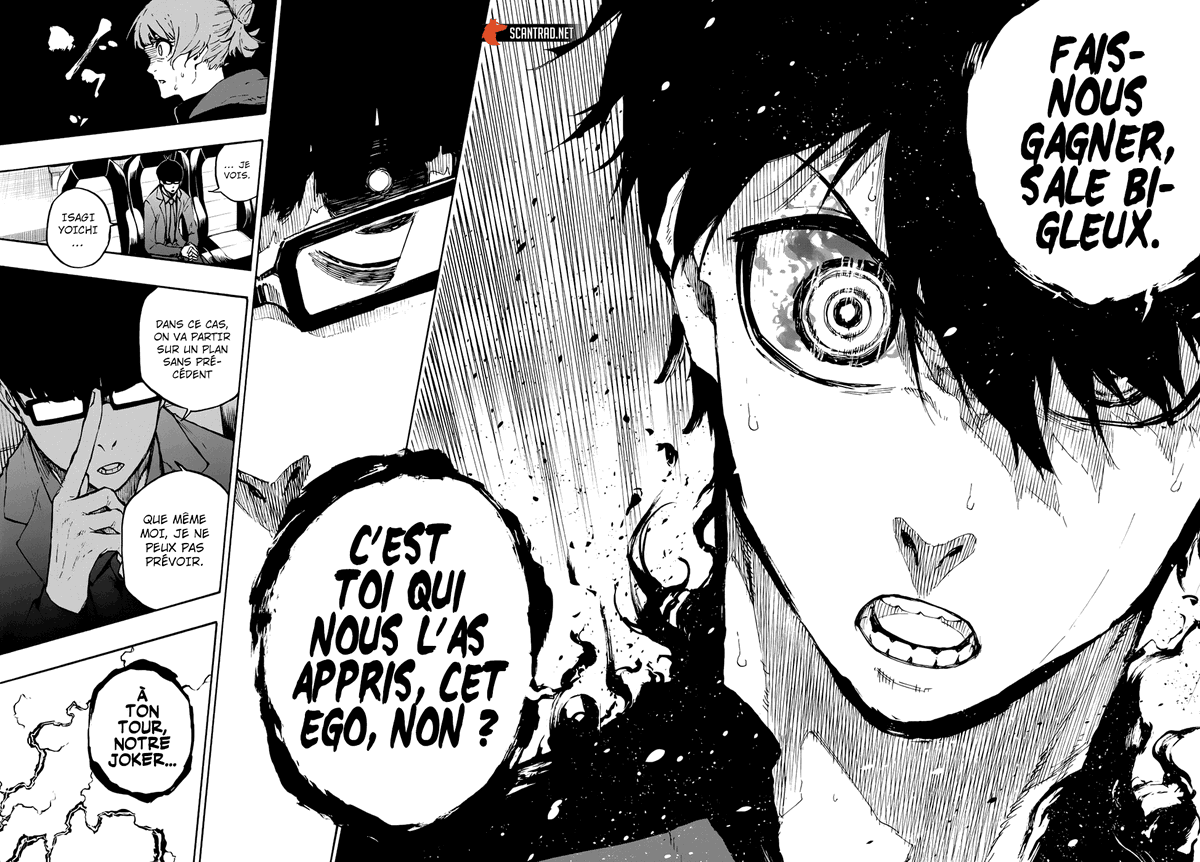 pablito_ei's tweet photo. Spoil #bluelock131
.
.
.
.
.
.
Quel chapitre de fou sérieux !!! J'adore tellement l'insolence d'Isagi !!! Le roi Baro de retour au prochain chap ! On sait que Isagi sait se servir de Baro... Ça va être fou ! Jpp je veux la suite https://t.co/APOsjFBaec