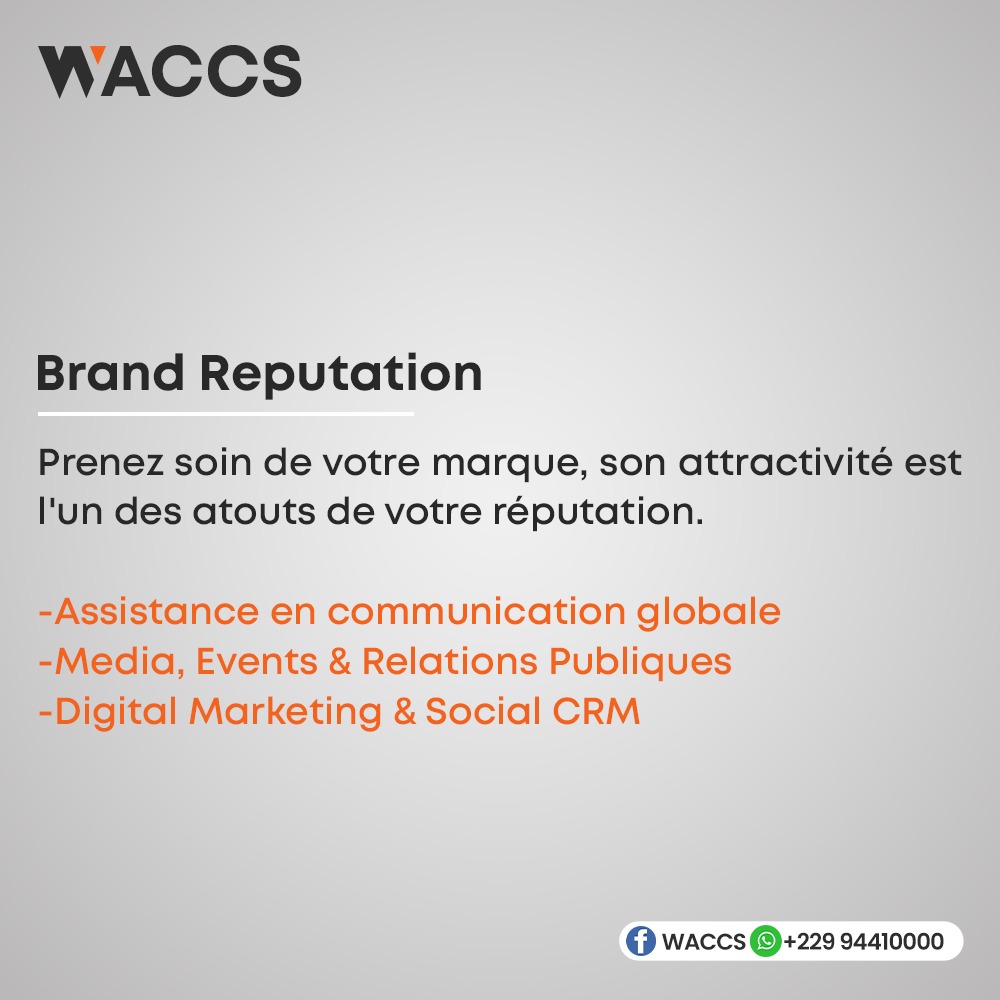 WaccsBPS's tweet photo. Nous pouvons vous aider à prendre soin de votre marque. Nos équipes développent des solutions pour transformer vos fans en prospects et vos prospects en clients qui deviennent vos ambassadeurs.

#WACCS #BrandReputation #Metier #Numerique https://t.co/0gxUrfmkWa