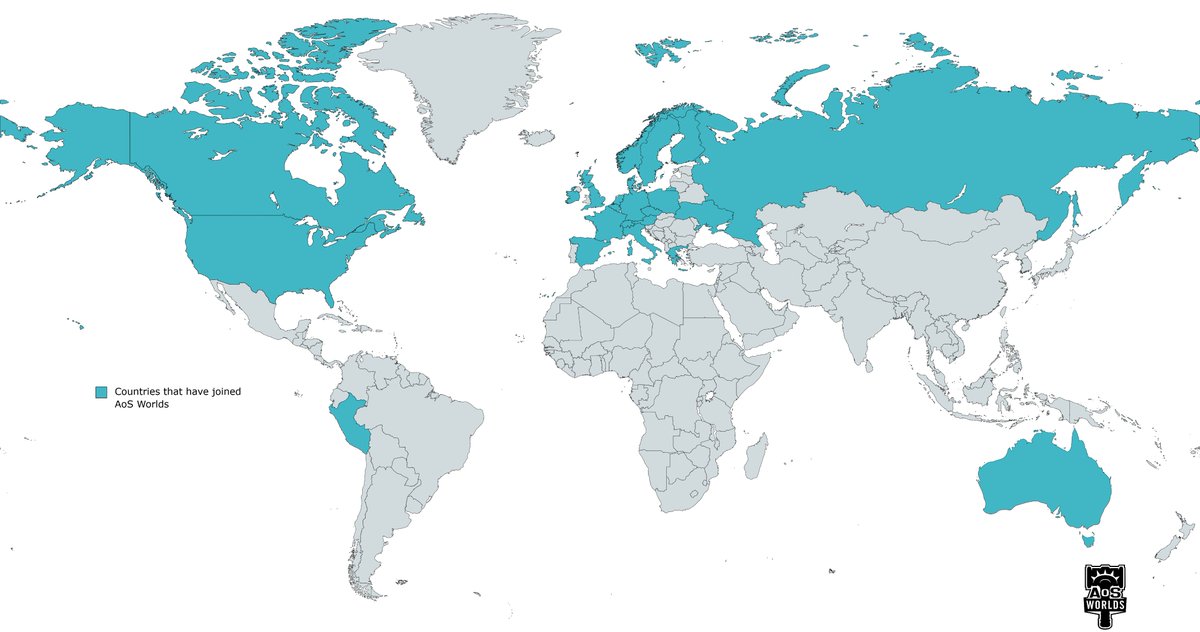This is the results of many months of hard work. It all started with an idea and a few people scattered around the globe. See if your county has joined, if not, contact us!  #aosworlds #aos #warhammer #tabletop #championship #gamesworkshop #citadel #WarhammerCommunity #Milan2021