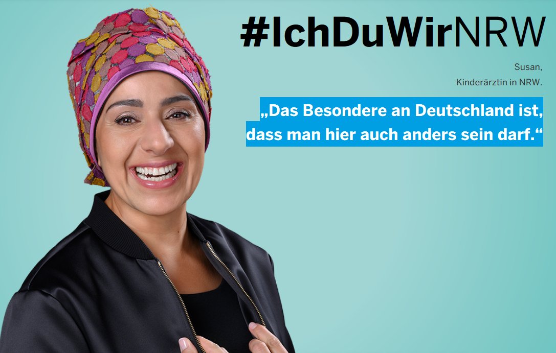AMIduesseldorf's tweet photo. #IchDuWirNRW @ChancenNRW "Deutschland hat ein hervorragendes Sozialsystem und eine Solidargemeinschaft. Wir sind alle füreinander da und wir fangen Menschen auf", sagt Susan, Kinderärtzin in #NRW. Hier ist ihre Geschichte #MKFFI 👉📽️ https://t.co/x0moQbONW4 @miriamkochdus https://t.co/bq6SEHwg6m