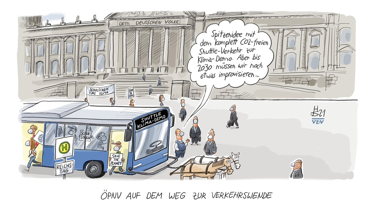 Die #Klimaziele sind geschärft – Ambitionen befördern jedoch keine Güter und fahren niemanden ins Büro. Während Verkehrsunternehmen an der #Mobilitätswende arbeiten, muss die Politik sich #mehrbewegen. #btw21 
👉 vdv.de/mehr-bewegen